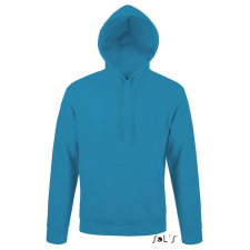 SOL&#039;S SNAKE kapucnis unisex pulóver SO47101, Aqua-XL női pulóver, kardigán