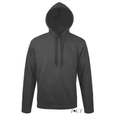 SOL'S SNAKE kapucnis unisex pulóver SO47101, Dark Grey-XS