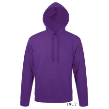 SOL'S SNAKE kapucnis unisex pulóver SO47101, Dark Purple-S női pulóver, kardigán