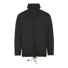 SOL&#039;S széldzseki, gallérba rejtett kapucnival SO01618, Black-S férfi kabát, dzseki