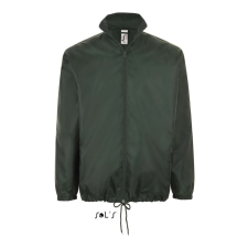 SOL&#039;S széldzseki, gallérba rejtett kapucnival SO01618, Forest Green-M férfi kabát, dzseki