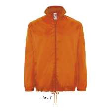 SOL'S széldzseki, gallérba rejtett kapucnival SO01618, Orange-XL férfi kabát, dzseki