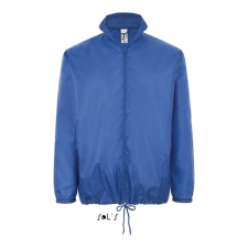 SOL'S széldzseki, gallérba rejtett kapucnival SO01618, Royal Blue-S férfi kabát, dzseki