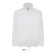 SOL&#039;S széldzseki, gallérba rejtett kapucnival SO01618, White-XL férfi kabát, dzseki