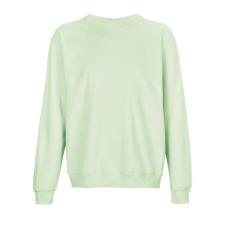 SOL'S unisex környakas pulóver SO03814, Creamy Green-M női pulóver, kardigán