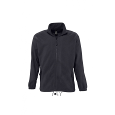 SOL'S Uniszex kabát SOL'S SO55000 Sol'S north Men - Zipped Fleece Jacket -2XL, Charcoal Grey