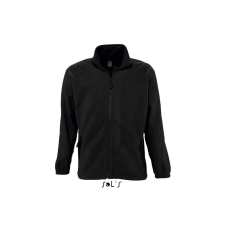 SOL&#039;S Uniszex kabát SOL&#039;S SO55000 Sol&#039;S north Men - Zipped Fleece Jacket -3XL, Black női dzseki, kabát