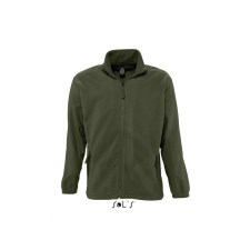 SOL&#039;S Uniszex kabát SOL&#039;S SO55000 Sol&#039;S north Men - Zipped Fleece Jacket -4XL, Army női dzseki, kabát