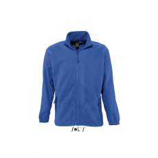SOL'S Uniszex kabát SOL'S SO55000 Sol'S north Men - Zipped Fleece Jacket -4XL, Royal Blue
