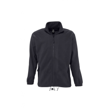 SOL&#039;S Uniszex kabát SOL&#039;S SO55000 Sol&#039;S north Men - Zipped Fleece Jacket -L, Charcoal Grey női dzseki, kabát