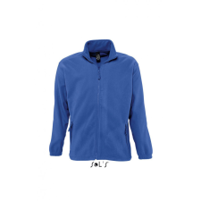 SOL&#039;S Uniszex kabát SOL&#039;S SO55000 Sol&#039;S north Men - Zipped Fleece Jacket -L, Royal Blue női dzseki, kabát