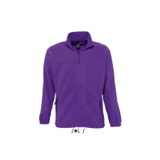 SOL&#039;S Uniszex kabát SOL&#039;S SO55000 Sol&#039;S north Men - Zipped Fleece Jacket -M, Dark Purple női dzseki, kabát