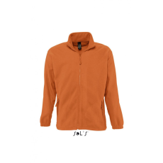 SOL'S Uniszex kabát SOL'S SO55000 Sol'S north Men - Zipped Fleece Jacket -XL, Orange