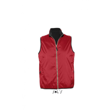 SOL'S Uniszex mellény SOL'S SO44001 Sol'S Winner - Contrasted Reversible Bodywarmer -M, Red