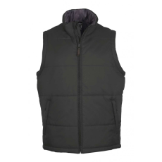SOL'S Uniszex mellény SOL'S SO44002 Sol'S Warm - Quilted Bodywarmer -2XL, Charcoal Grey