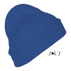 SOL'S Uniszex sapka SOL'S SO01664 Sol'S pittsburgh - Solid-Colour Beanie With Cuffed Design -Egy méret, Royal Blue
