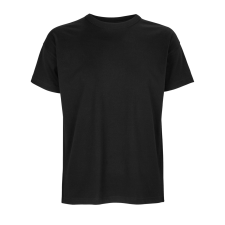 SOL'S Boxy Men's oversized póló (deep black, L) munkaruha