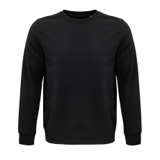 SOL'S Comet - unisex környakú pulóver (black, 2XL)