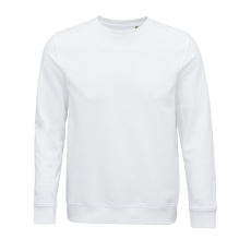 SOL'S Comet - unisex környakú pulóver (white, M)