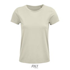 SOL'S Crusader Women - környakas testhezálló jersey póló (natural, 2XL)