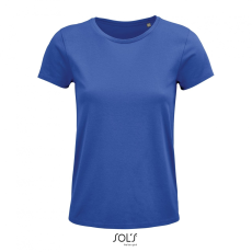 SOL'S Crusader Women - környakas testhezálló jersey póló (royal kék, L)