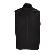SOL'S Falcon BW Men - softshell mellény (black, L)