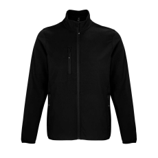 SOL'S Falcon Men - softshell zipzáros dzseki (black, 4XL)