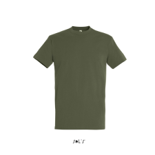 SOL'S Imperial- férfi környakú póló (dark khaki, 2XL) munkaruha