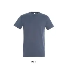 SOL'S Imperial- férfi környakú póló (denim, M) munkaruha