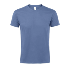 SOL'S Imperial- férfi környakú póló (kék, XL) munkaruha