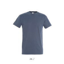 SOL'S Imperial- férfi környakú póló (navy, 5XL) munkaruha