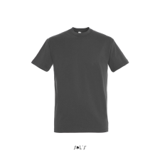SOL'S Imperial- férfi környakú póló (sötét szürke, 3XL) munkaruha