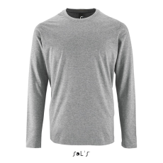 SOL'S Imperial LSL Men - hosszú ujjú póló (grey melange, XL)