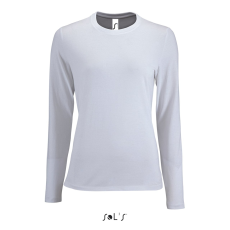 SOL'S Imperial LSL Women - hosszú ujjú póló (white, 2XL)
