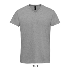 SOL'S Imperial V Men - v-nyakú póló (grey melange, 3XL) munkaruha