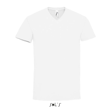 SOL'S Imperial V Men - v-nyakú póló (white, L) munkaruha