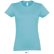 SOL'S Imperial Women - környakú póló (atoll blue, XL)