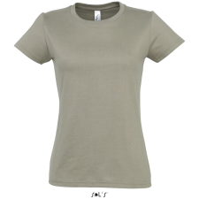 SOL'S Imperial Women - környakú póló (khaki, L) munkaruha