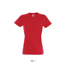 SOL'S Imperial Women - környakú póló (red, S)