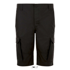 SOL'S Jackson - férfi bermuda rövidnadrág (black, 40) munkaruha