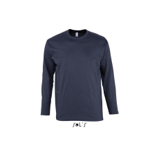 SOL'S Monarch - férfi környakú hosszú ujjú póló (navy, XL)