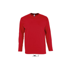 SOL'S Monarch - férfi környakú hosszú ujjú póló (red, 3XL)