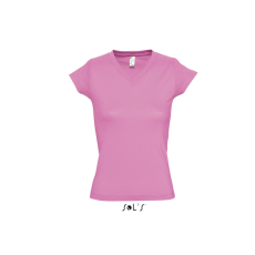 SOL'S Moon - női v-nyakú póló (orchid pink, 2XL)