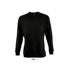 SOL'S New Supreme - unisex pulóver (black, M)