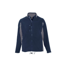SOL'S Nordic - férfi kétszínű zipzáros gyapjú dzseki (navy, XL) munkaruha
