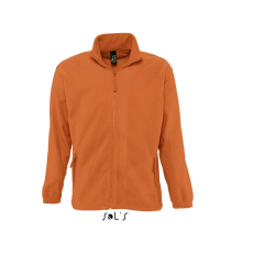 SOL'S North 100% Poliészter Unisex Zipp-Záras Pulóver (orange, 3XL)