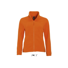 SOL'S North Women - zipzáros gyapjú dzseki (orange, M)