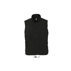 SOL'S Norway - unisex gyapjú mellény (black, 3XL)