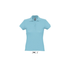 SOL'S Passion - női póló (atoll blue, L) munkaruha