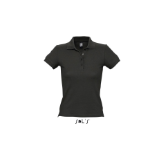 SOL'S People - női póló (black, L)